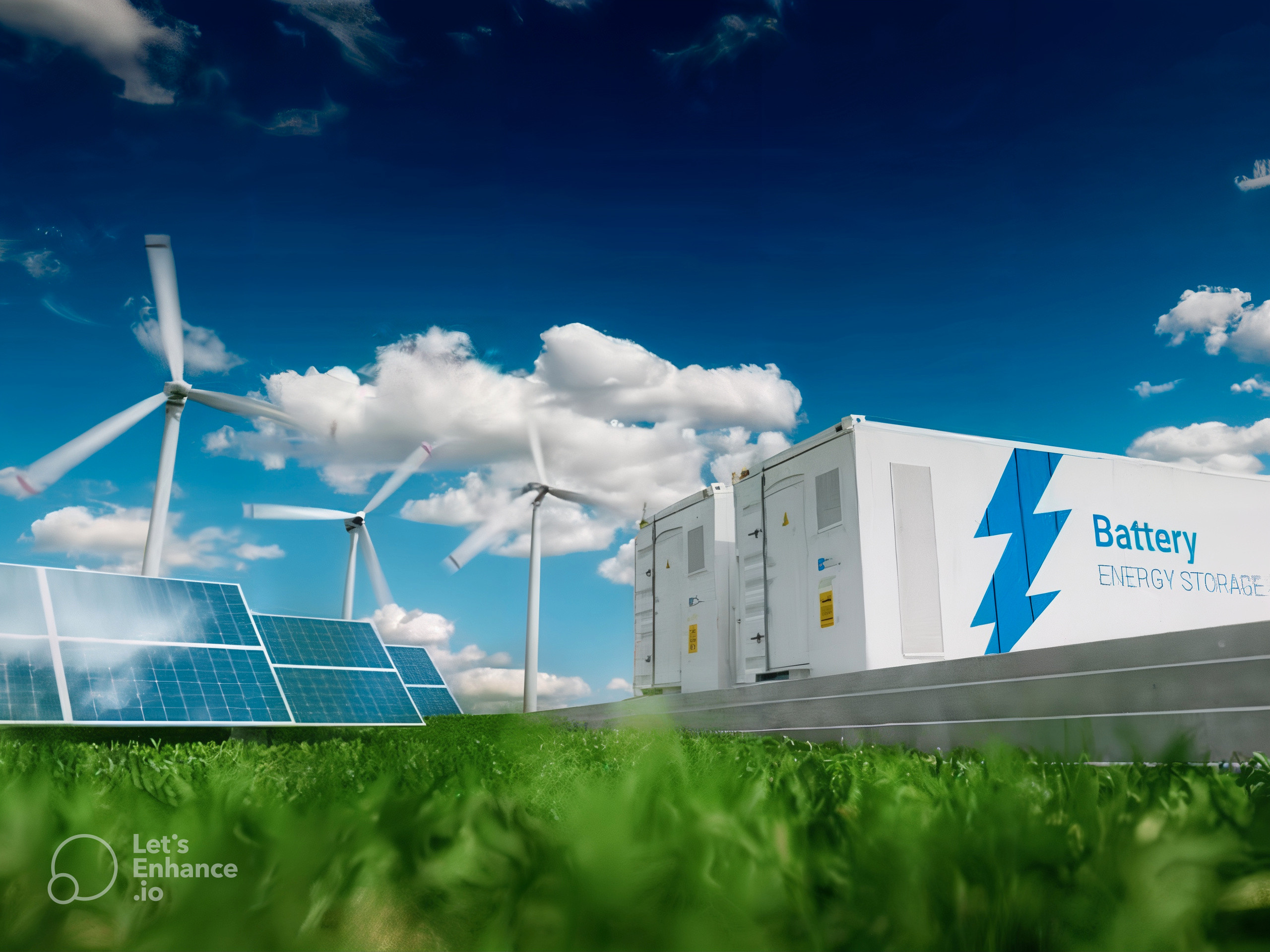 Hybrid Solutions Utilising Wind Turbines, Solar PVs and BESS